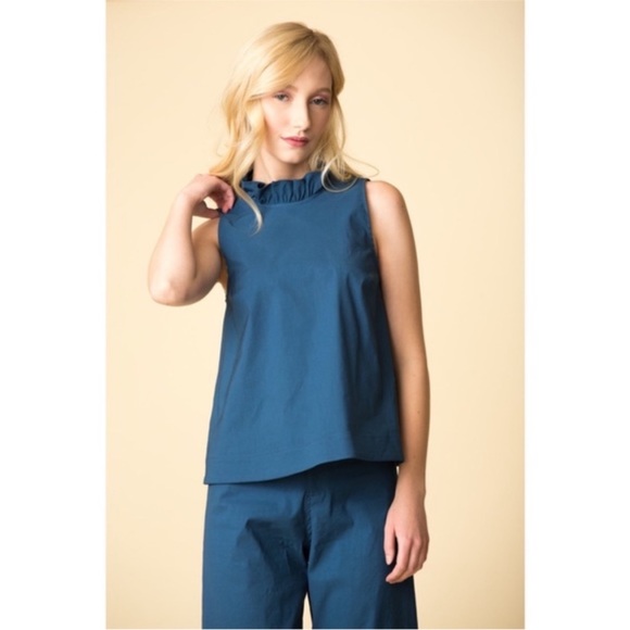 SEA NEW YORK | Coco Ruffle Sleeveless Top | S - Picture 2 of 11